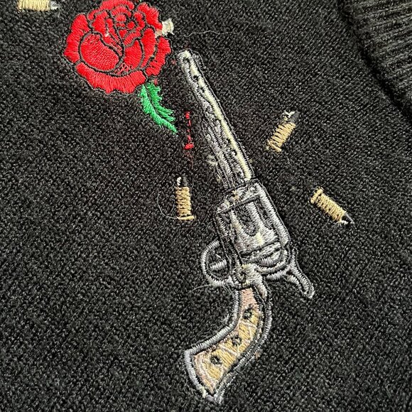 Lucky 13 Embroidered Sweater Cardigan - Picture 5 of 8